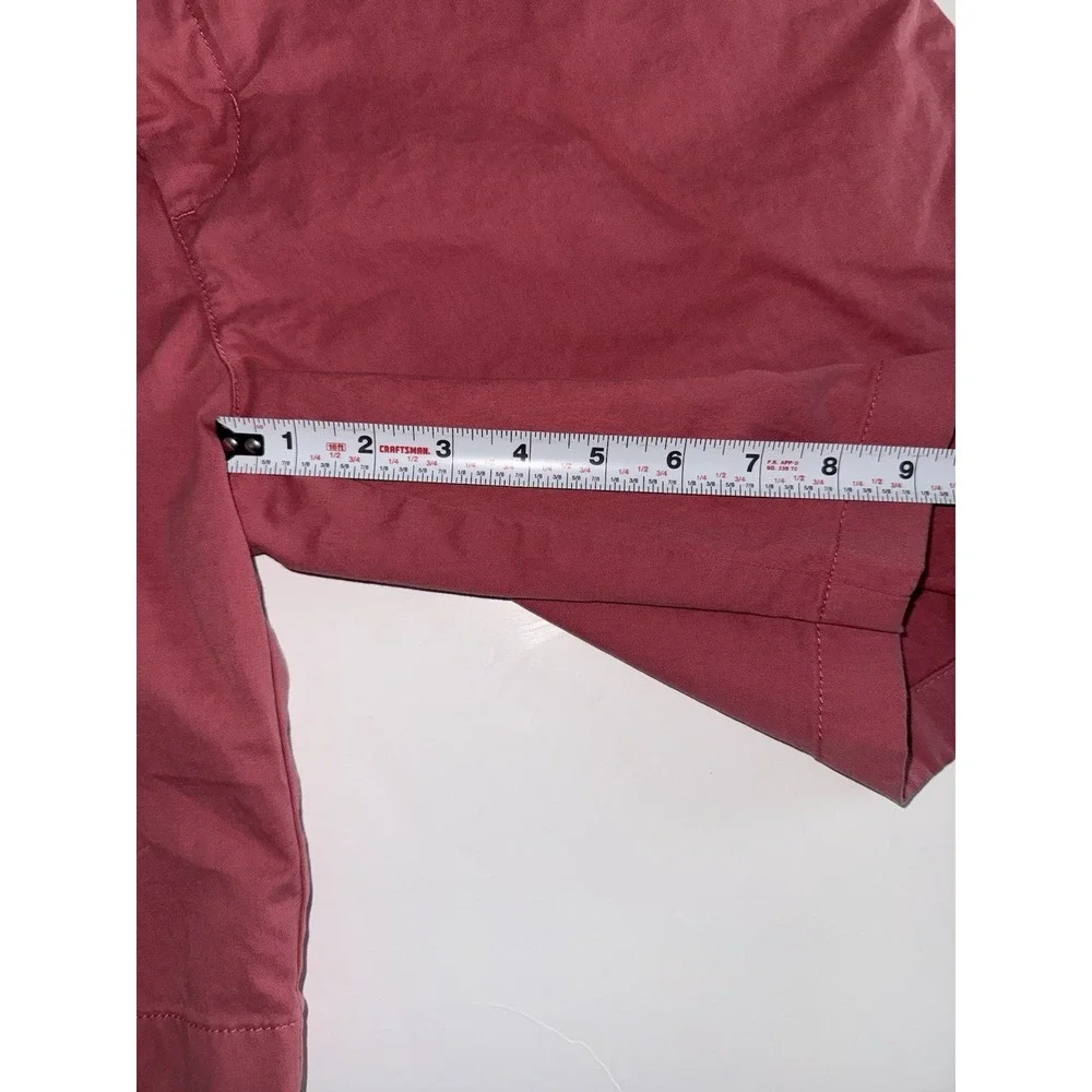 Vineyard Vines Club Shorts Flat Front Cotton Twill Nantucket Red Size 38 Preppy